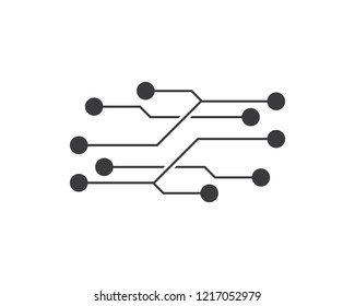 Circuit logo illustration