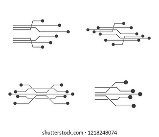 Circuit logo illustration