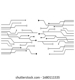 circuit logo template vector icon illustration design