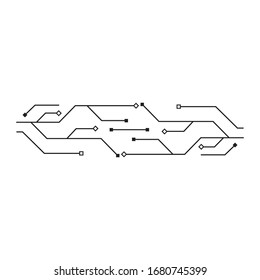 circuit logo template vector icon illustration design