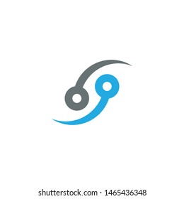 Circuit Logo Template vector illustration icon design