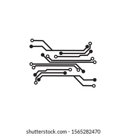 Circuit Logo Template vector illustration icon design