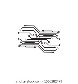 Circuit Logo Template vector illustration icon design