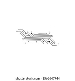 Circuit Logo Template vector illustration icon design