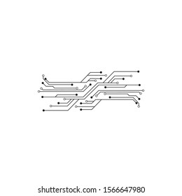 Circuit Logo Template vector illustration icon design