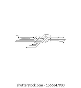 Circuit Logo Template vector illustration icon design