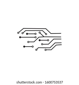 Circuit Logo Template vector illustration icon design