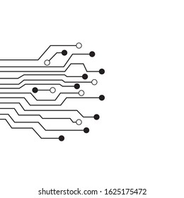 Circuit Logo Template vector illustration icon design