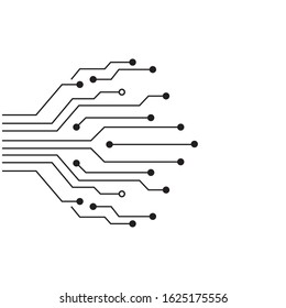 Circuit Logo Template vector illustration icon design