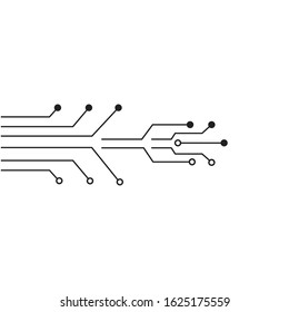 Circuit Logo Template vector illustration icon design