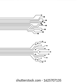 Circuit Logo Template vector illustration icon design