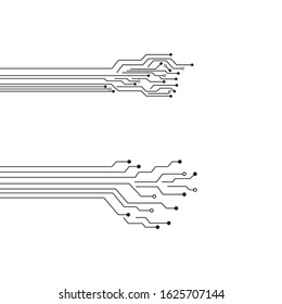Circuit Logo Template vector illustration icon design
