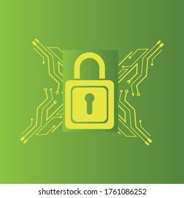 Circuit Logo Template vector illustration icon design