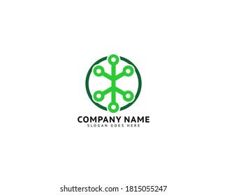 Diseño del icono Ilustración del vector de plantillas de logotipo de circuito