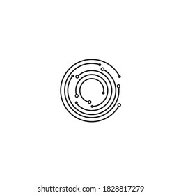 Diseño de icono de ilustración de vector de plantilla de logotipo