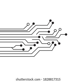 Circuit Logo Template vector illustration icon design