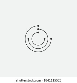 Circuit Logo Template vector illustration icon design