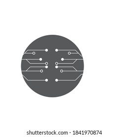 Circuit Logo Template vector illustration icon design