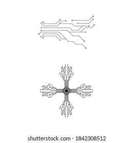 Diseño de icono de ilustración de vector de plantilla de logotipo