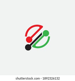 Vorlage für Vektorgrafik-Vektorsymbol des Circuit-Logos