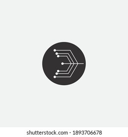 Diseño de icono de ilustración de vector de plantilla de logotipo