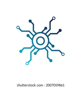 Diseño de icono de ilustración de vector de plantilla de logotipo