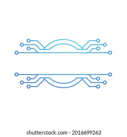 Circuit Logo Template vector illustration icon design