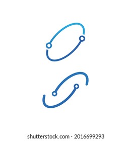 Circuit Logo Template vector illustration icon design
