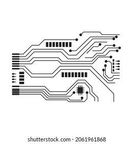 Circuit Logo Template vector illustration icon design