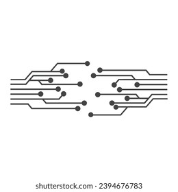 Circuit Logo Template vector illustration icon design