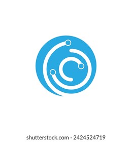 Circuit Logo Template vector illustration icon design