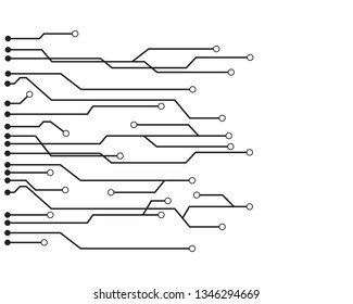 Circuit logo vector illustration design
