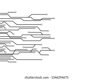 Circuit logo vector illustration design