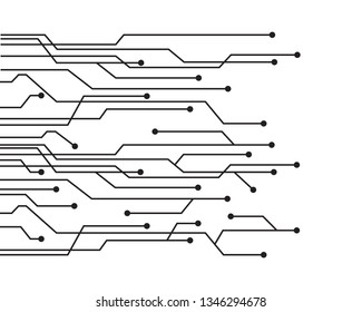 Vector Circuit Board Pattern Background Technology Stock Vector ...