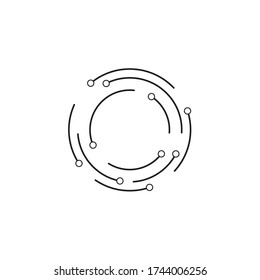 
Circuit  logo vector template design