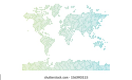 Circuit Map Design. This can be used in companies such as innovative electronic device manufacturers.