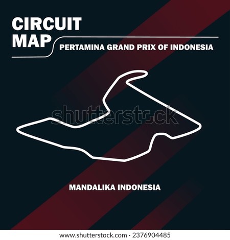 Circuit Map Pertamina Grand Prix Of Indonesia