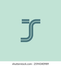 circuit monogram letter s, t, and j