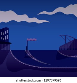circuit race graphic