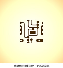 Circuit seamless pattern