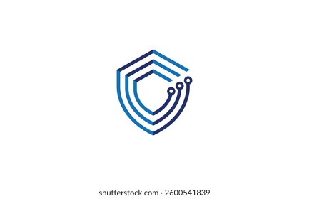 Circuit Shield technology Logo Design