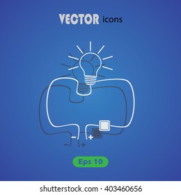 Circuit  Simple vector icon