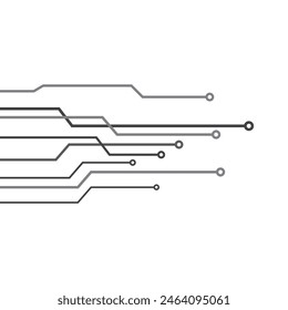 Circuit system illustration design template
