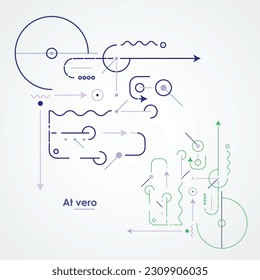 Circuit technology background. Abstract electrical and digital data. Vector connection desing