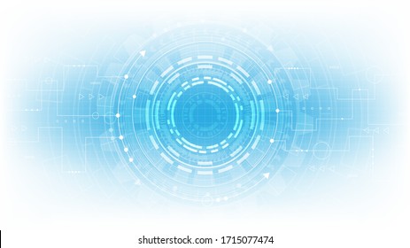 Circuit technology background with hi-tech digital data connection system and computer electronic desing