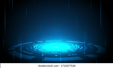 Circuit technology background with hi-tech digital data connection system and computer electronic desing