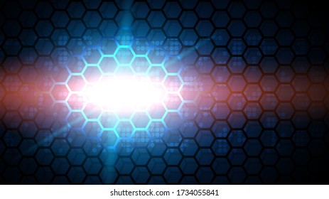 Circuit technology background with hi-tech digital data connection system and computer electronic