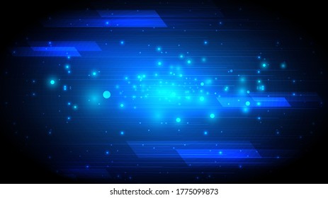 Circuit technology background with hi-tech digital data connection system and computer electronic