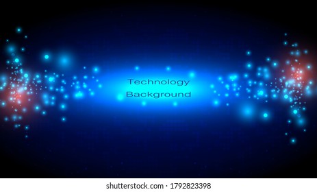 Circuit technology background with hi-tech digital data connection system and computer electronic