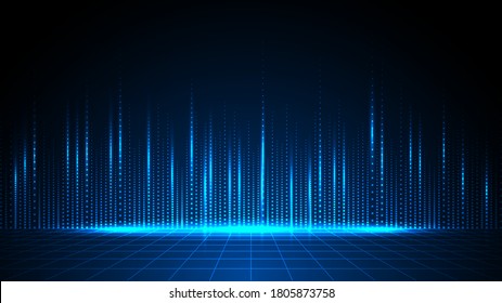 Circuit technology background with hi-tech digital data connection system and computer electronic desing